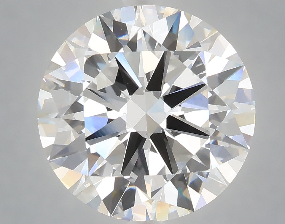 5.07 Carat Round Shaped, Excellent Cut, E Color, VVS2 Clarity, IGI Certified Lab Grown Diamond