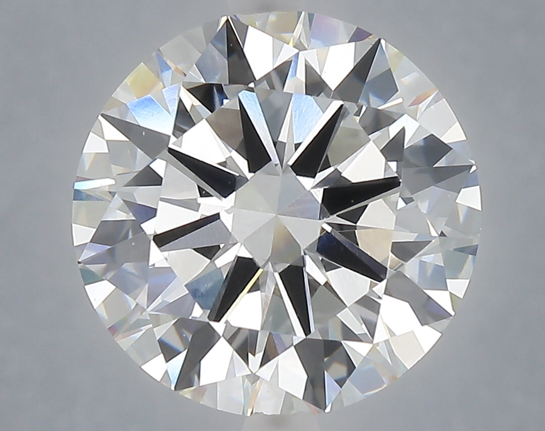 6.00 Carat Round Shaped, Excellent Cut, F Color, VS1 Clarity, IGI Certified Lab Grown Diamond