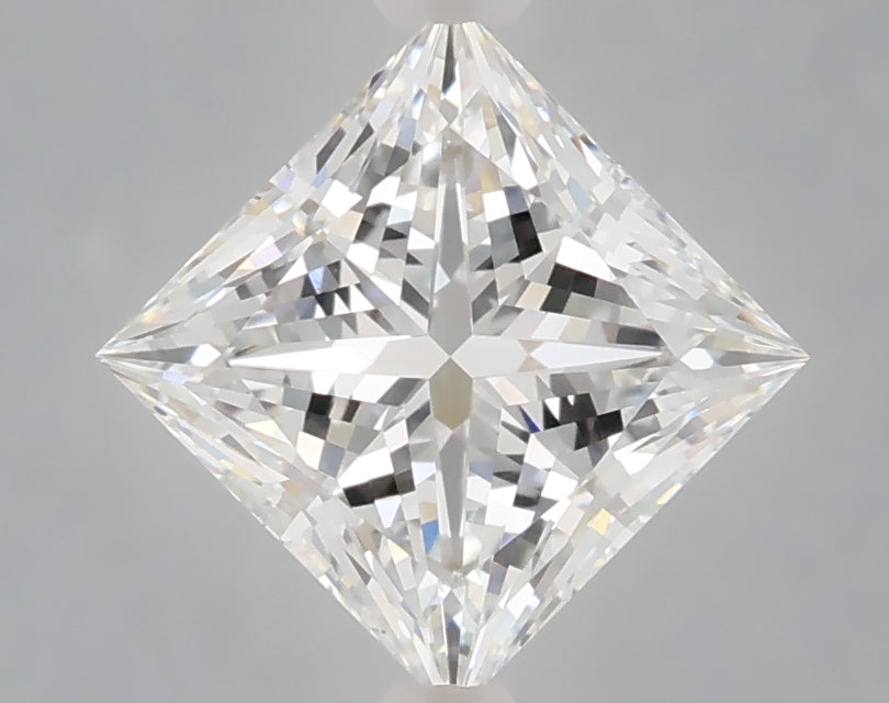 2.05 Carat Princess Shaped, Ideal Cut, E Color, VVS2 Clarity, IGI Certified Lab Grown Diamond