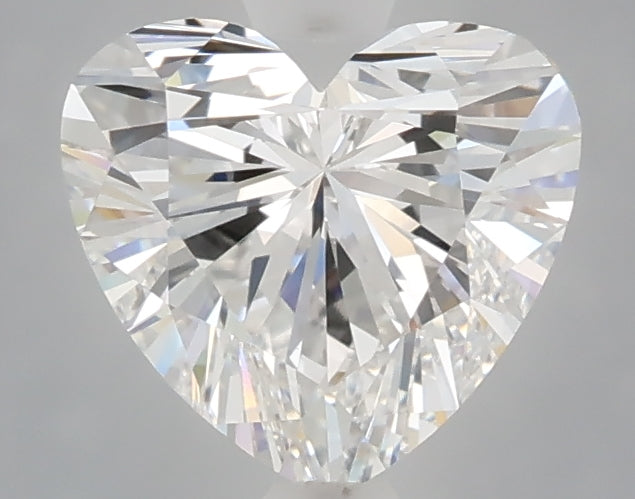 1.55 Carat Heart Shaped, Excellent Cut, E Color, VVS2 Clarity, IGI Certified Lab Grown Diamond