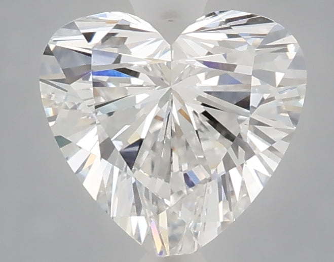 1.55 Carat Heart Shaped, Ideal Cut, E Color, VVS2 Clarity, IGI Certified Lab Grown Diamond