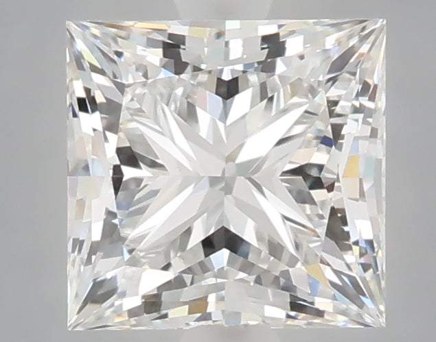 2.08 Carat Princess Shaped, Ideal Cut, D Color, VVS2 Clarity, IGI Certified Lab Grown Diamond