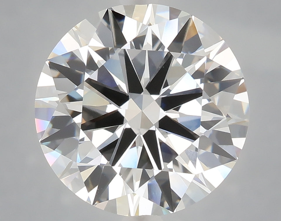 5.00 Carat Round Shaped, Excellent Cut, F Color, VVS2 Clarity, IGI Certified Lab Grown Diamond