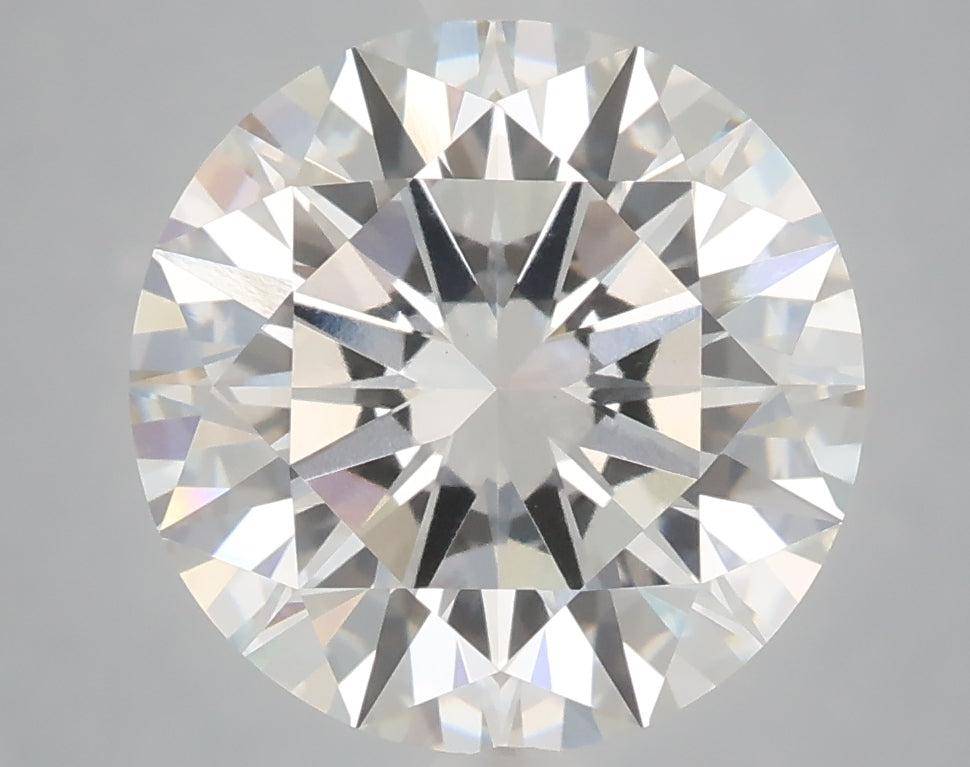 5.09 Carat Round Shaped, Excellent Cut, F Color, VS1 Clarity, IGI Certified Lab Grown Diamond