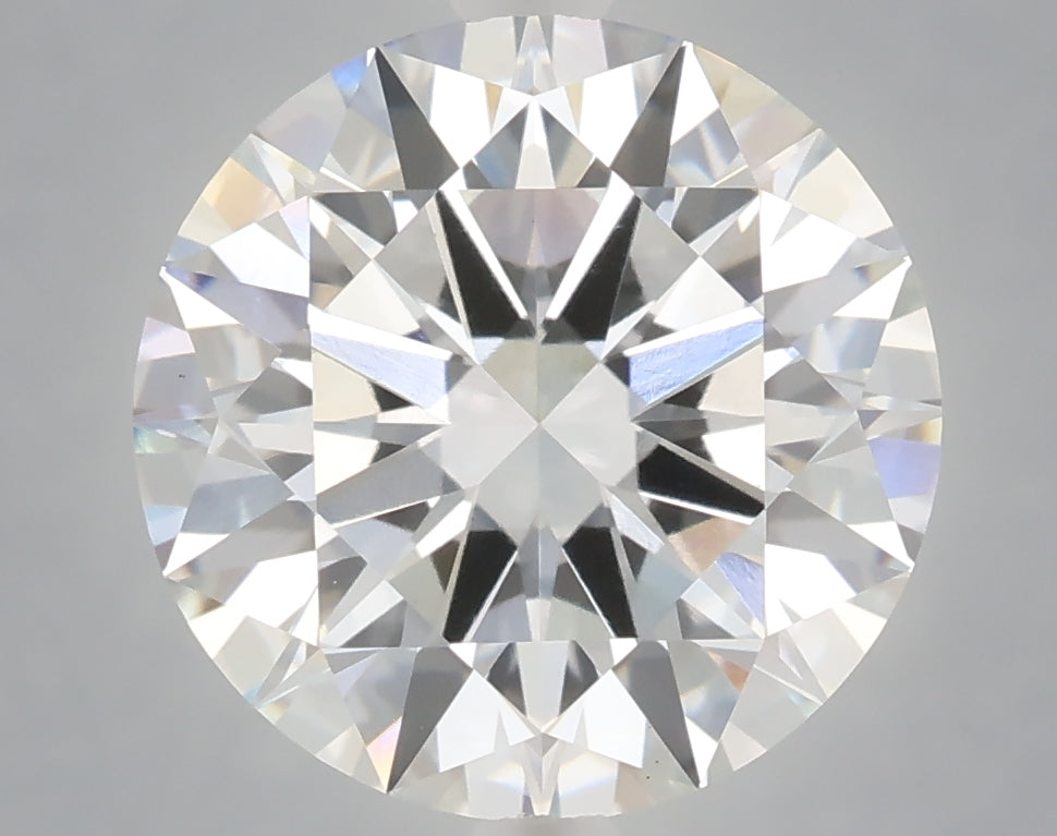5.04 Carat Round Shaped, Excellent Cut, F Color, VS1 Clarity, IGI Certified Lab Grown Diamond