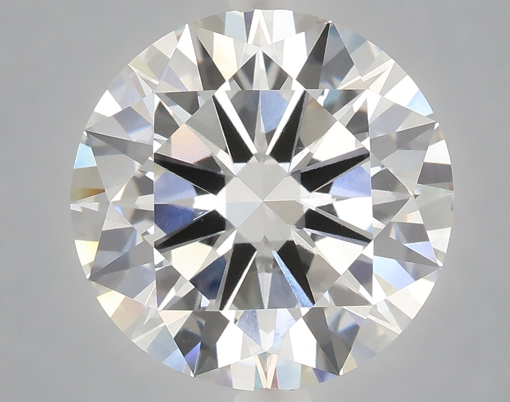 6.00 Carat Round Shaped, Excellent Cut, F Color, VS2 Clarity, IGI Certified Lab Grown Diamond