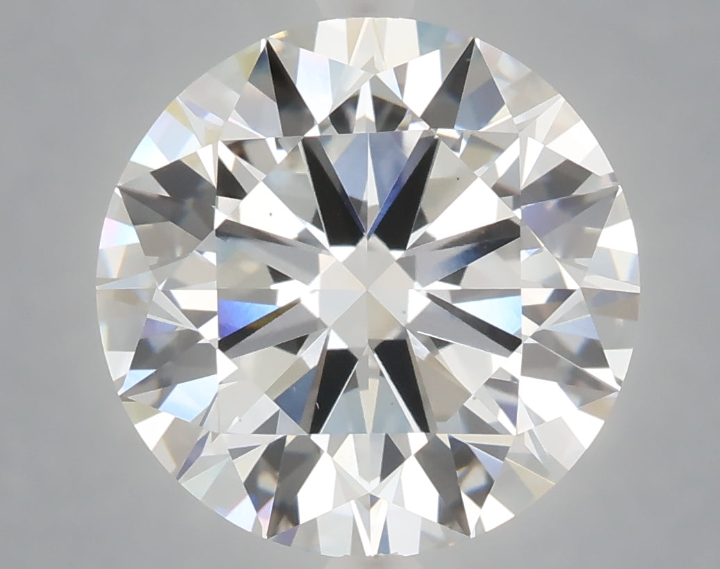 6.01 Carat Round Shaped, Ideal Cut, F Color, VS1 Clarity, IGI Certified Lab Grown Diamond