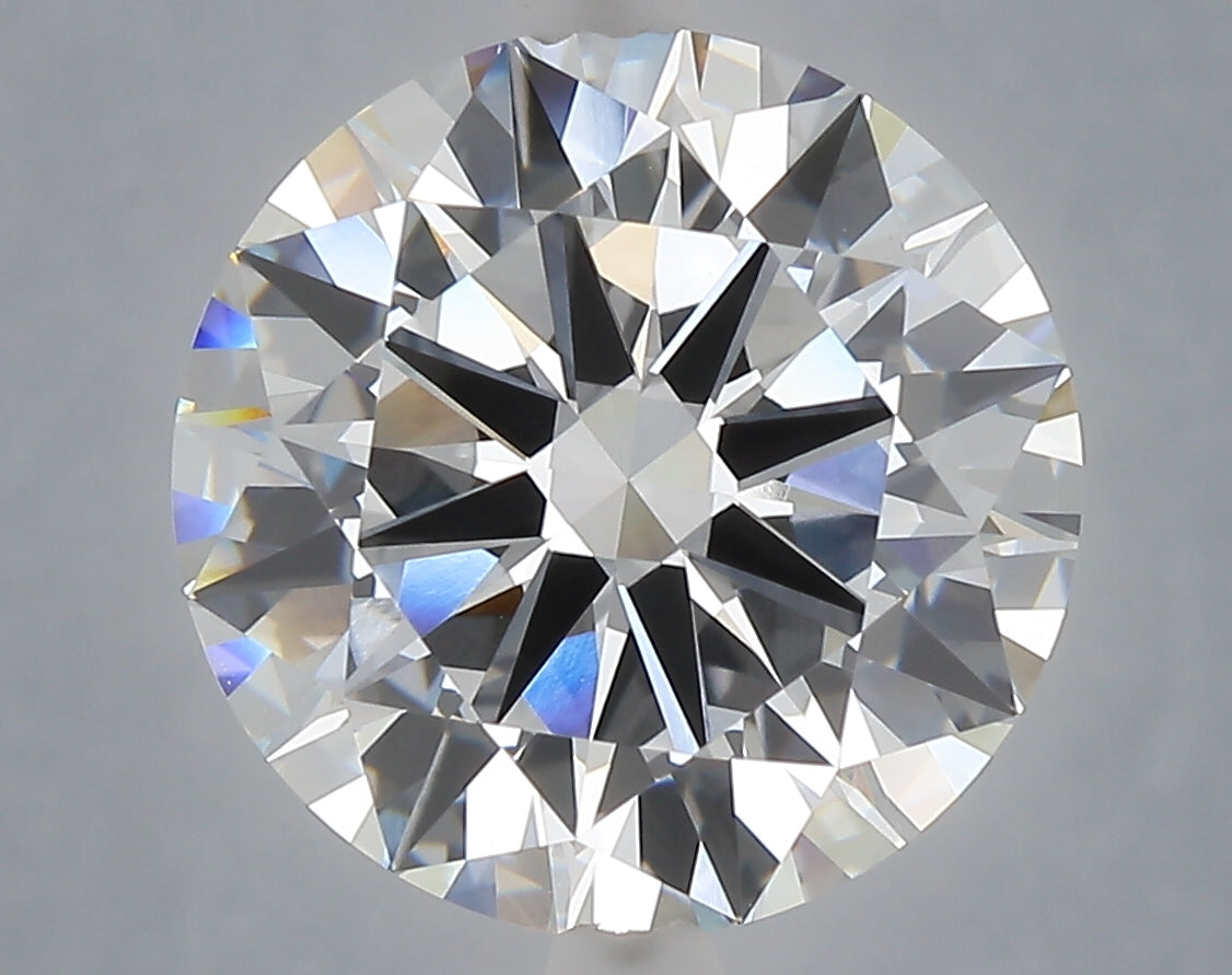6.01 Carat Round Shaped, Excellent Cut, E Color, VVS2 Clarity, IGI Certified Lab Grown Diamond