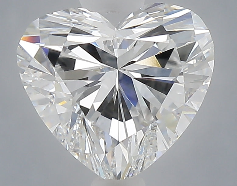 1.59 Carat Heart Shaped, Excellent Cut, E Color, VVS1 Clarity, IGI Certified Lab Grown Diamond