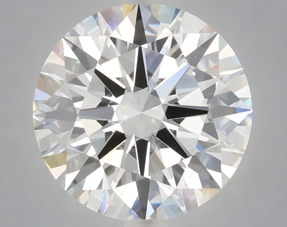 5.09 Carat Round Shaped, Ideal Cut, F Color, VVS2 Clarity, IGI Certified Lab Grown Diamond
