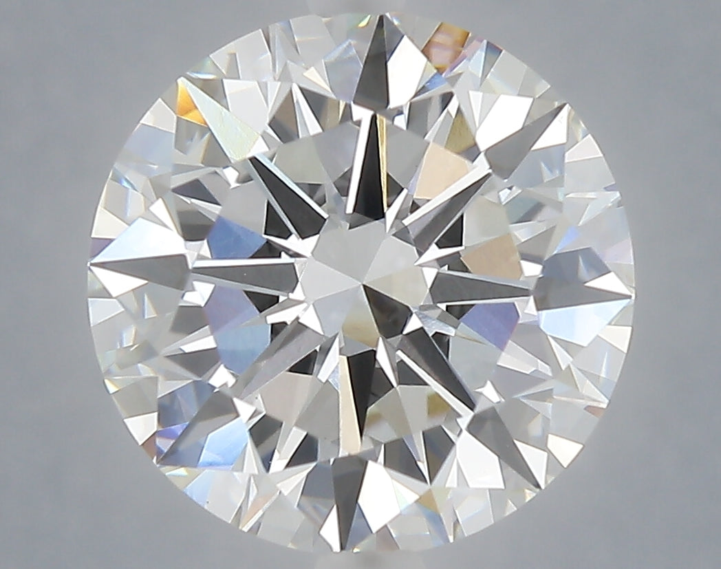 6.00 Carat Round Shaped, Excellent Cut, F Color, VS1 Clarity, IGI Certified Lab Grown Diamond