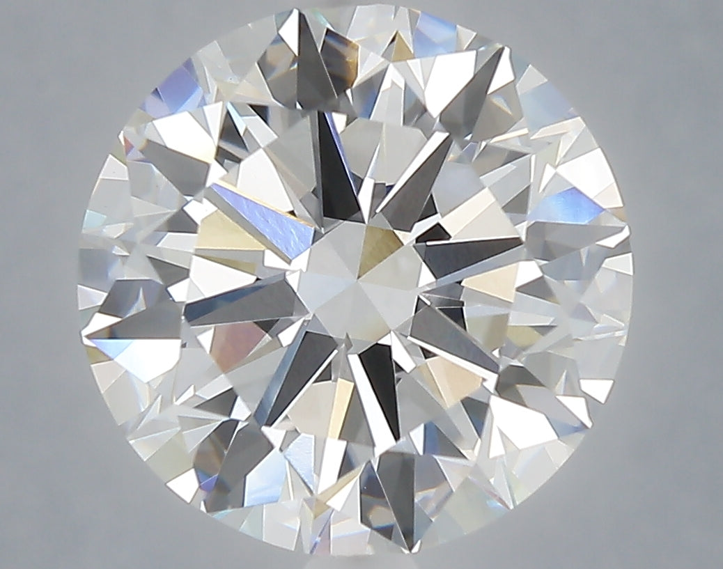6.00 Carat Round Shaped, Excellent Cut, F Color, VVS2 Clarity, IGI Certified Lab Grown Diamond