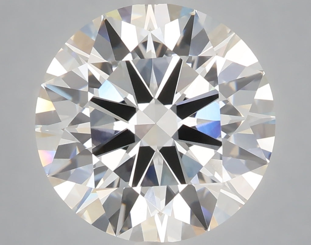 6.02 Carat Round Shaped, Excellent Cut, E Color, VVS2 Clarity, IGI Certified Lab Grown Diamond