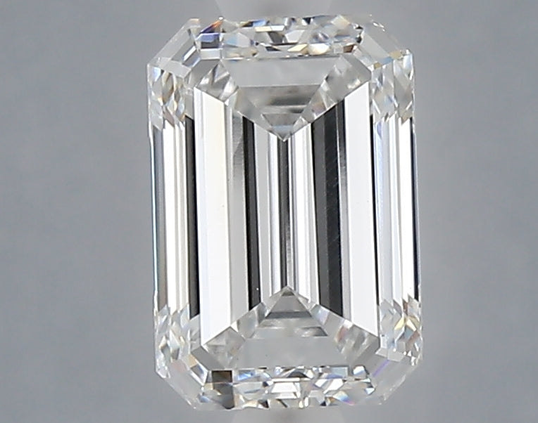 1.58 Carat Emerald Shaped, Excellent Cut, E Color, VVS2 Clarity, IGI Certified Lab Grown Diamond