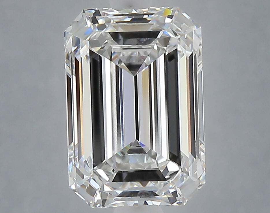 3.10 Carat Emerald Shaped, Ideal Cut, E Color, VS1 Clarity, IGI Certified Lab Grown Diamond