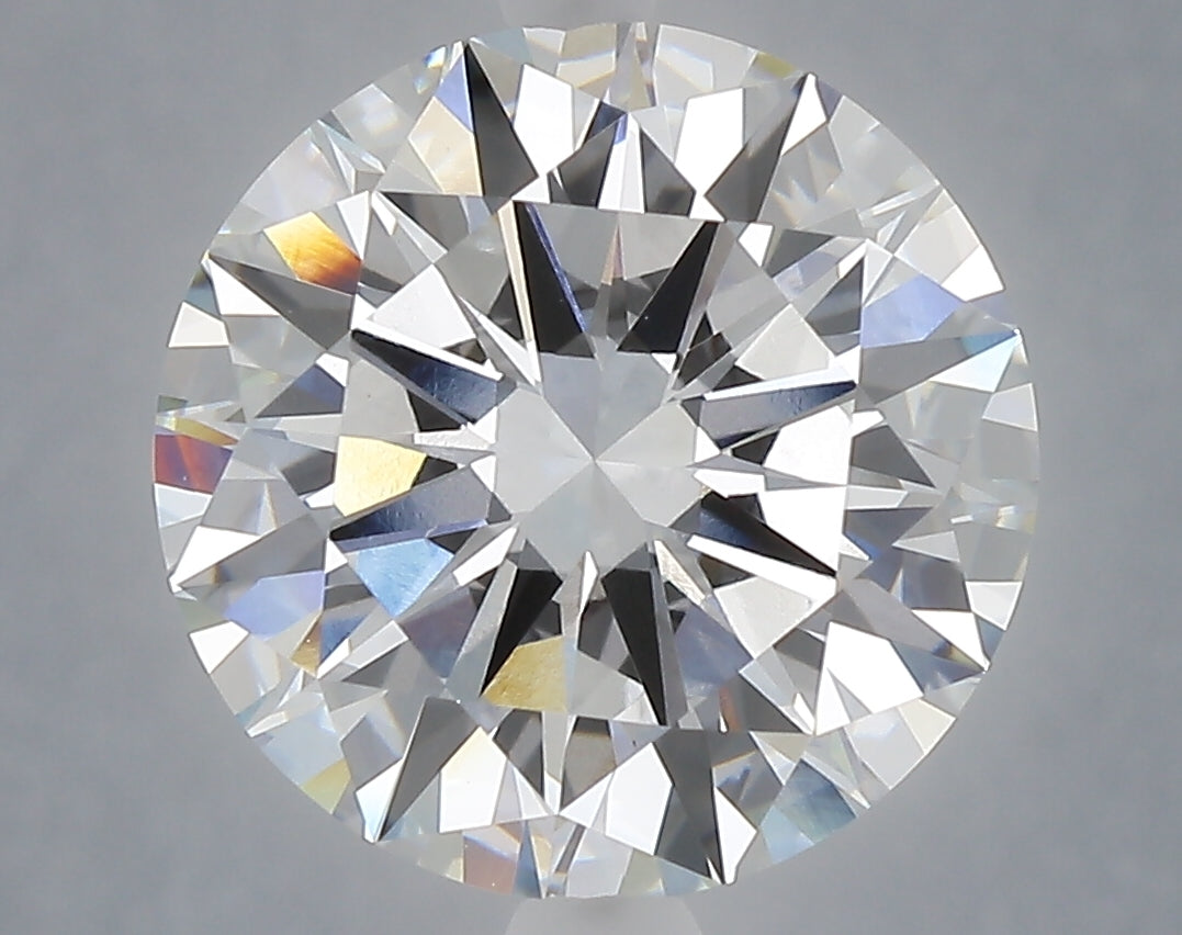6.01 Carat Round Shaped, Excellent Cut, E Color, VS1 Clarity, IGI Certified Lab Grown Diamond