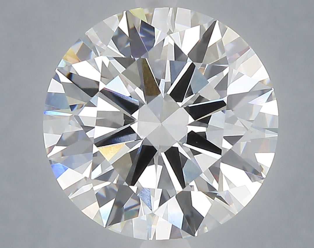 6.05 Carat Round Shaped, Excellent Cut, E Color, VVS2 Clarity, IGI Certified Lab Grown Diamond