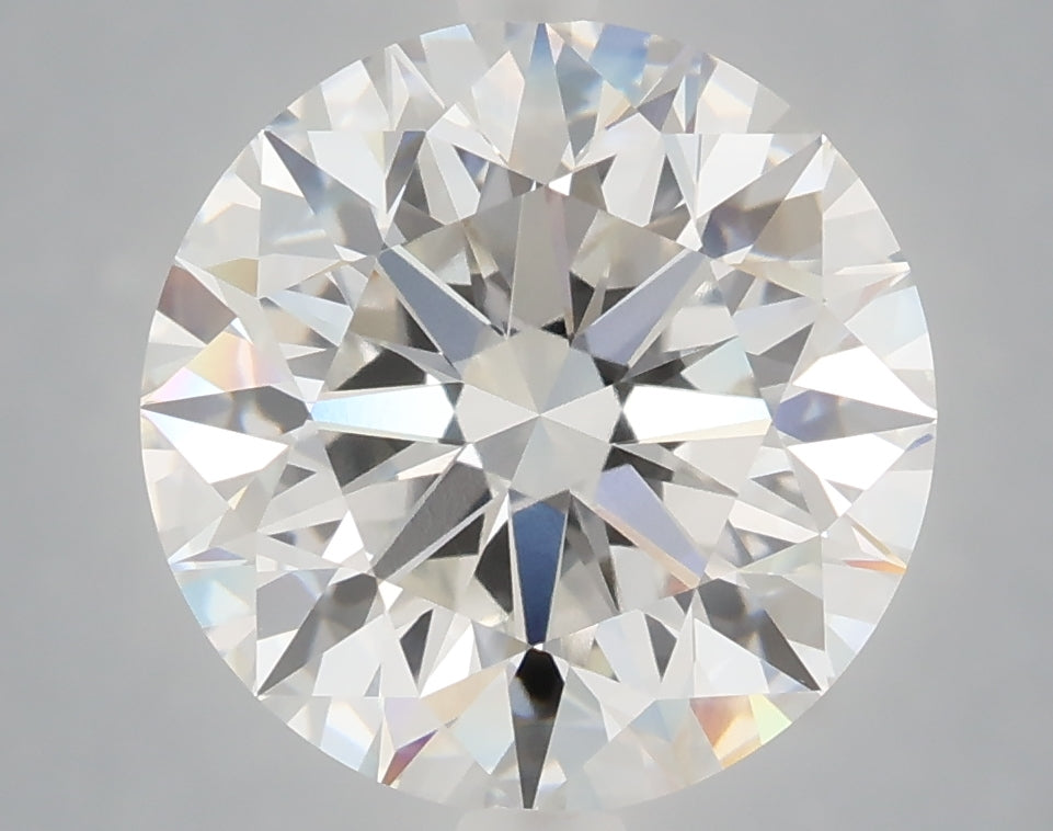 5.06 Carat Round Shaped, Excellent Cut, E Color, VVS2 Clarity, IGI Certified Lab Grown Diamond