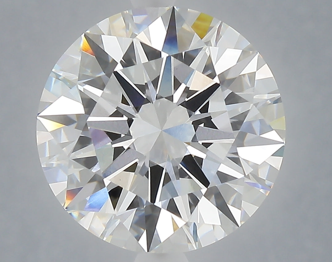 6.09 Carat Round Shaped, Ideal Cut, E Color, VS1 Clarity, IGI Certified Lab Grown Diamond