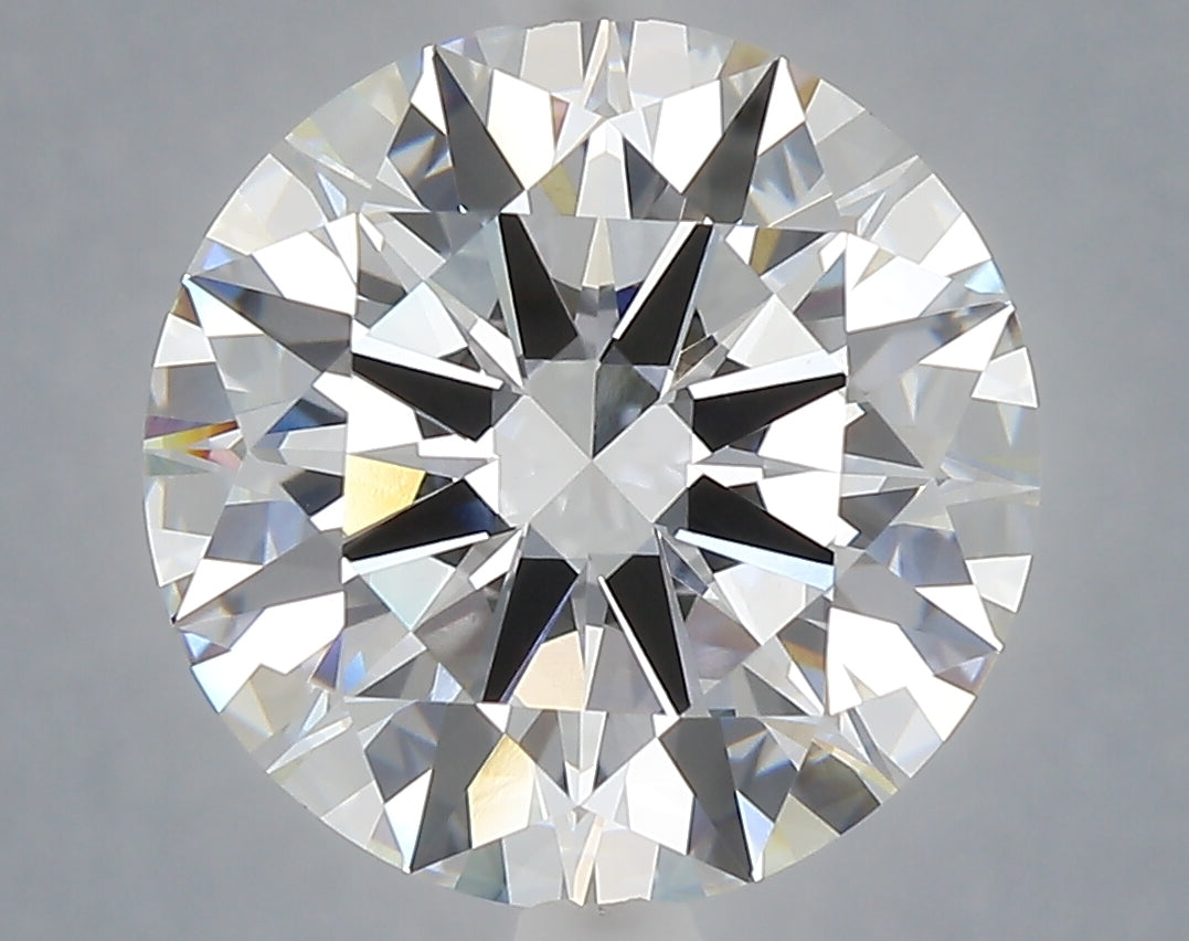 6.05 Carat Round Shaped, Excellent Cut, E Color, VVS2 Clarity, IGI Certified Lab Grown Diamond