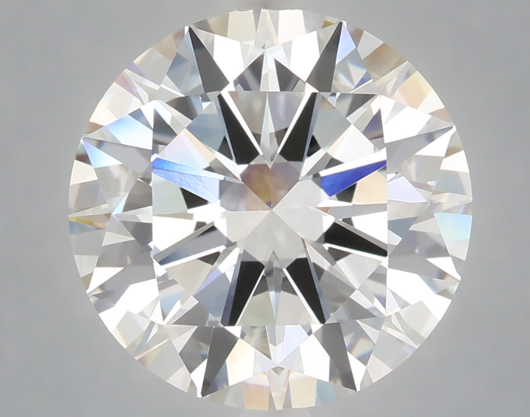 6.26 Carat Round Shaped, Excellent Cut, E Color, VVS2 Clarity, IGI Certified Lab Grown Diamond