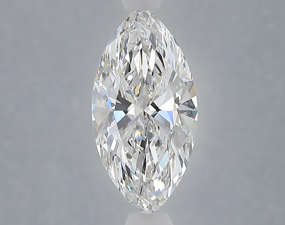 1.53 Carat Marquise Shaped, Ideal Cut, E Color, VVS2 Clarity, IGI Certified Lab Grown Diamond