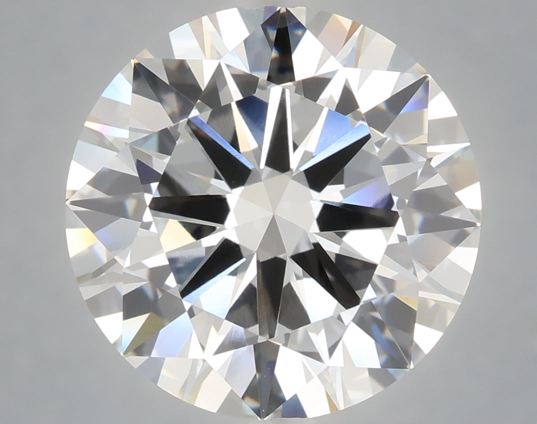 7.02 Carat Round Shaped, Excellent Cut, E Color, VVS2 Clarity, IGI Certified Lab Grown Diamond