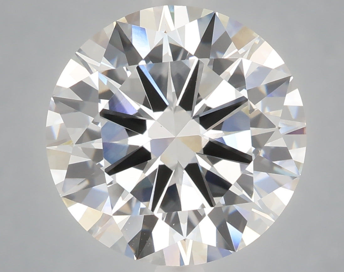 7.04 Carat Round Shaped, Excellent Cut, F Color, VVS2 Clarity, IGI Certified Lab Grown Diamond