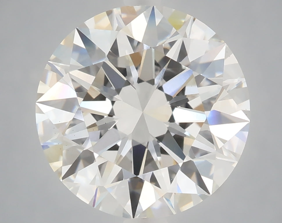 5.08 Carat Round Shaped, Excellent Cut, F Color, VS1 Clarity, IGI Certified Lab Grown Diamond