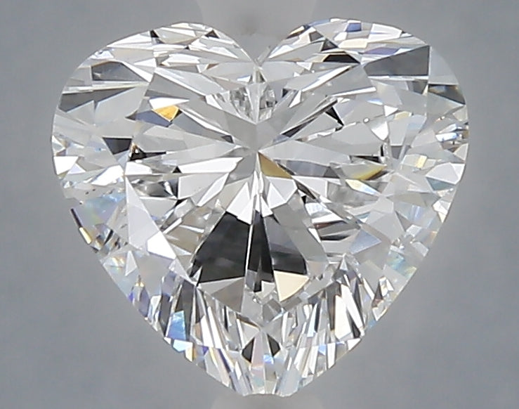 2.00 Carat Heart Shaped, Very Good Cut, E Color, VS1 Clarity, IGI Certified Lab Grown Diamond
