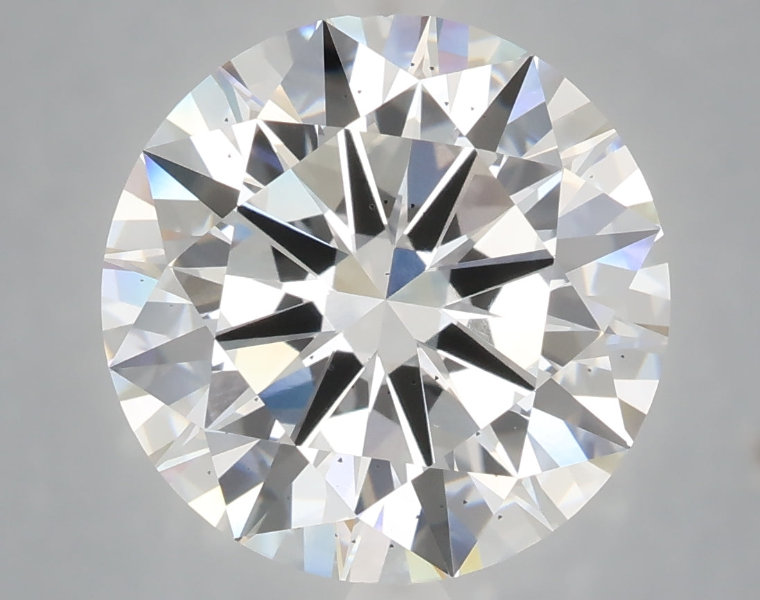 7.01 Carat Round Shaped, Excellent Cut, E Color, SI1 Clarity, IGI Certified Lab Grown Diamond