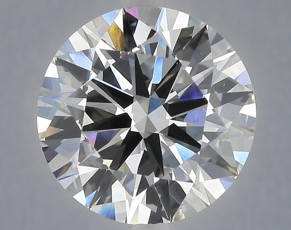 6.99 Carat Round Shaped, Ideal Cut, E Color, VVS2 Clarity, IGI Certified Lab Grown Diamond