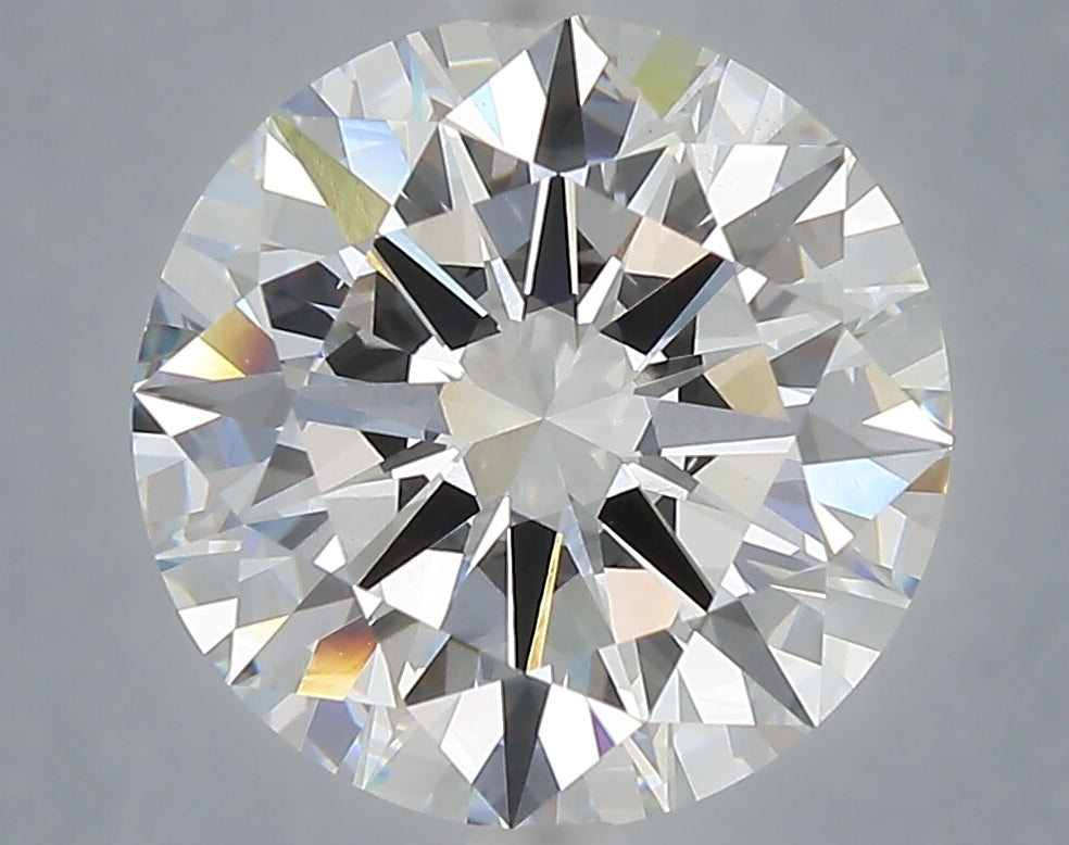 5.00 Carat Round Shaped, Excellent Cut, F Color, VS1 Clarity, IGI Certified Lab Grown Diamond