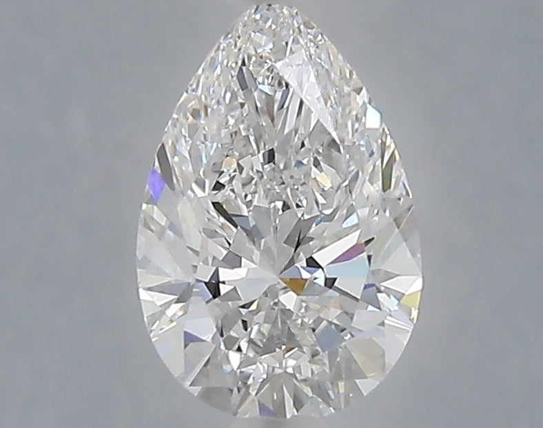 1.23 Carat Pear Shaped, Ideal Cut, D Color, VVS2 Clarity, IGI Certified Lab Grown Diamond