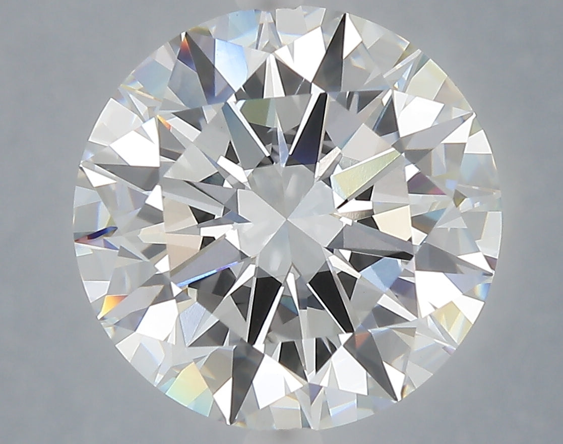 7.06 Carat Round Shaped, Excellent Cut, E Color, VVS2 Clarity, IGI Certified Lab Grown Diamond