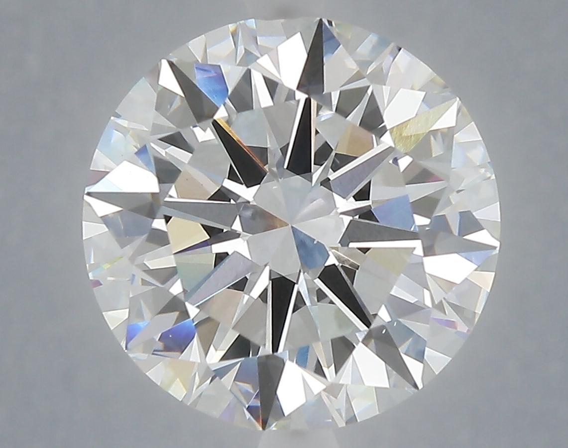 7.01 Carat Round Shaped, Excellent Cut, F Color, VS1 Clarity, IGI Certified Lab Grown Diamond