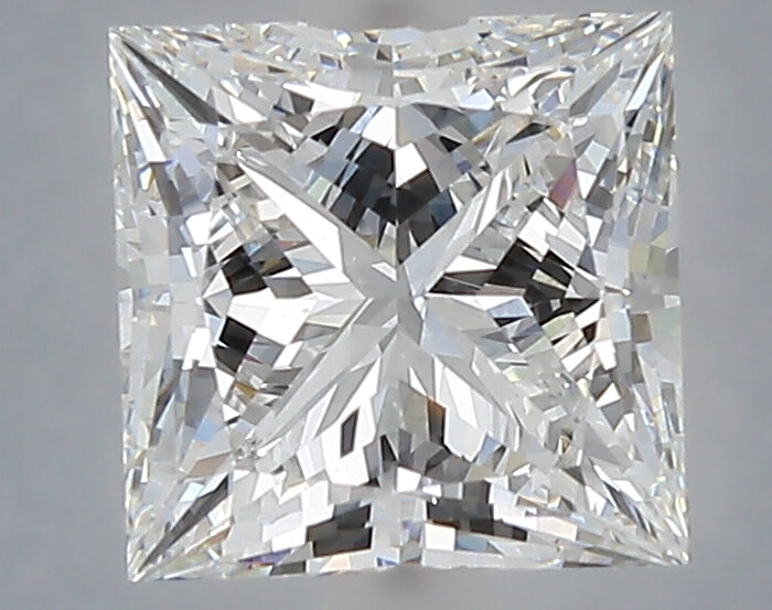2.51 Carat Princess Shaped, Ideal Cut, E Color, VS1 Clarity, IGI Certified Lab Grown Diamond