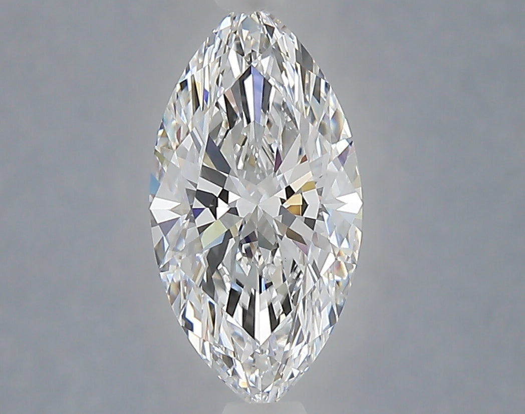 1.59 Carat Marquise Shaped, Ideal Cut, D Color, VVS2 Clarity, IGI Certified Lab Grown Diamond