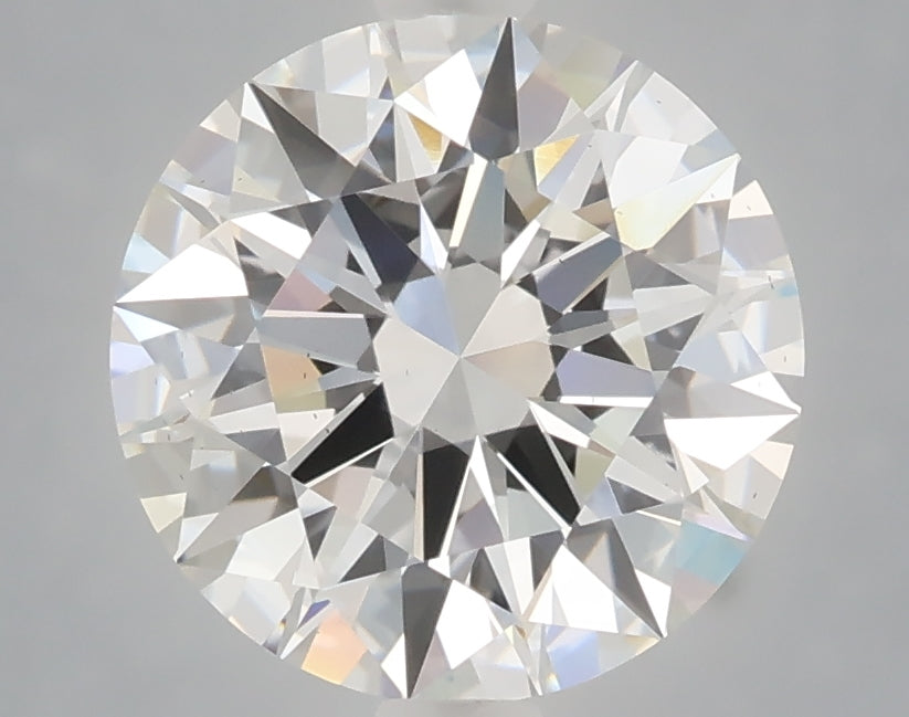3.08 Carat Round Shaped, Excellent Cut, E Color, VS2 Clarity, IGI Certified Lab Grown Diamond