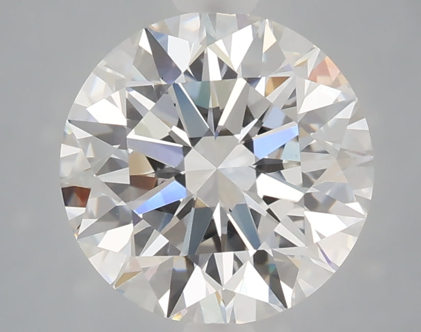 3.04 Carat Round Shaped, Excellent Cut, E Color, VS1 Clarity, IGI Certified Lab Grown Diamond