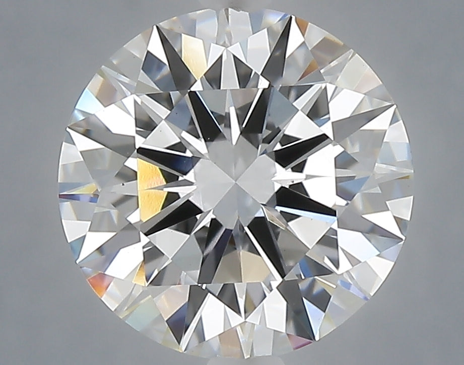 3.04 Carat Round Shaped, Excellent Cut, E Color, VS1 Clarity, IGI Certified Lab Grown Diamond