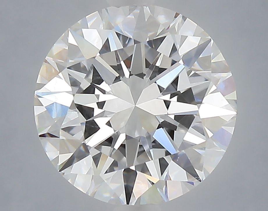 3.01 Carat Round Shaped, Excellent Cut, E Color, VVS2 Clarity, IGI Certified Lab Grown Diamond