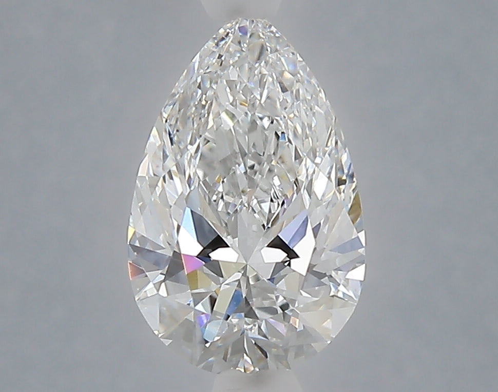 1.60 Carat Pear Shaped, Ideal Cut, D Color, VVS2 Clarity, IGI Certified Lab Grown Diamond