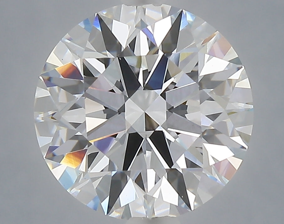 3.02 Carat Round Shaped, Ideal Cut, E Color, VVS2 Clarity, IGI Certified Lab Grown Diamond
