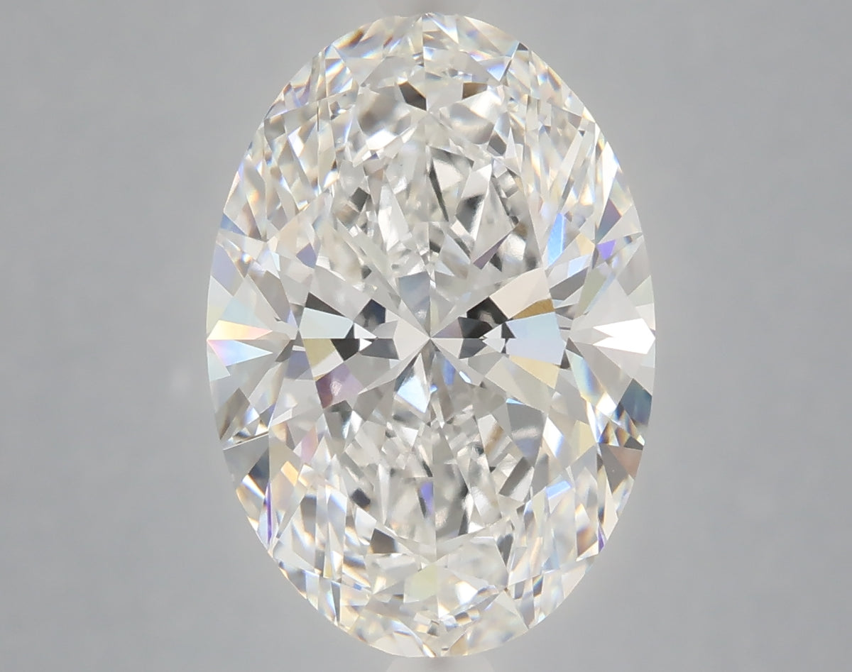 6.10 Carat Oval Shaped, Ideal Cut, E Color, VVS2 Clarity, IGI Certified Lab Grown Diamond