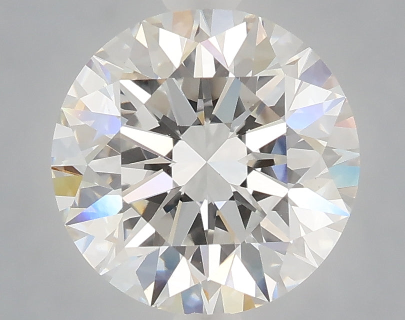 3.07 Carat Round Shaped, Excellent Cut, E Color, VS1 Clarity, IGI Certified Lab Grown Diamond