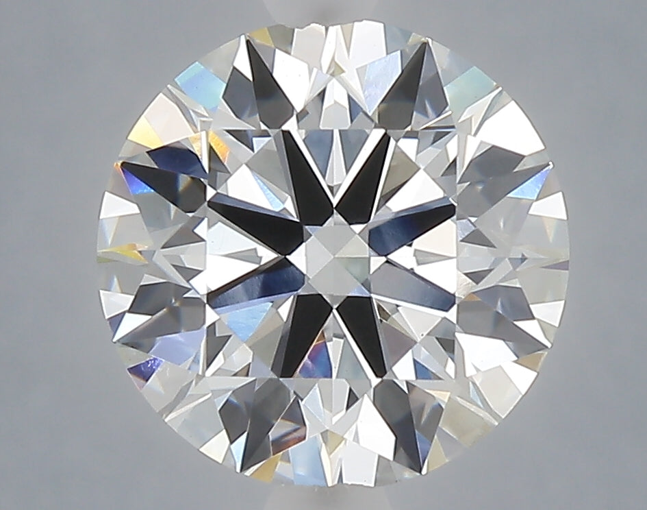 2.84 Carat Round Shaped, Ideal Cut, E Color, VVS2 Clarity, IGI Certified Lab Grown Diamond