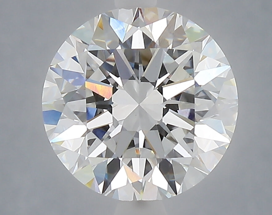 3.08 Carat Round Shaped, Excellent Cut, D Color, VVS2 Clarity, IGI Certified Lab Grown Diamond