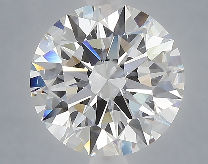 3.09 Carat Round Shaped, Ideal Cut, E Color, VVS2 Clarity, IGI Certified Lab Grown Diamond