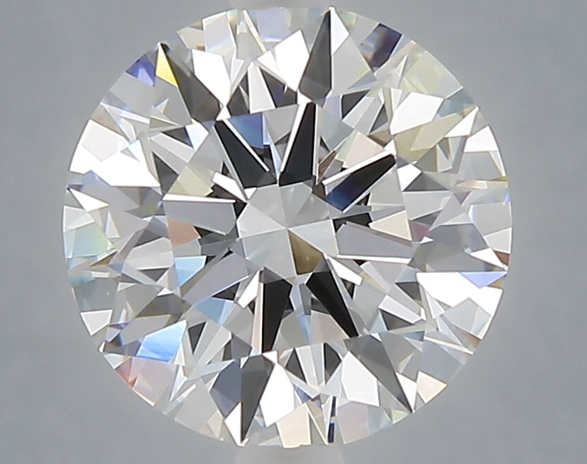 3.09 Carat Round Shaped, Ideal Cut, E Color, VVS2 Clarity, IGI Certified Lab Grown Diamond